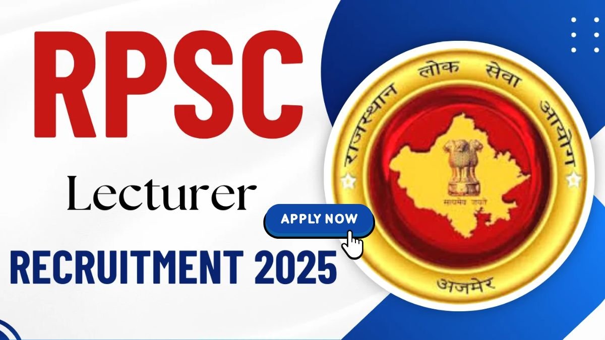 RPSC Lecturer Recruitment 2025